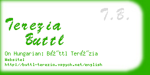 terezia buttl business card